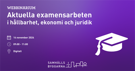 Webbinarium Aktuella Examensarbeten 14 Nov 2024