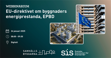 24 Januari Webbinarium Eu -direktivet EPBD